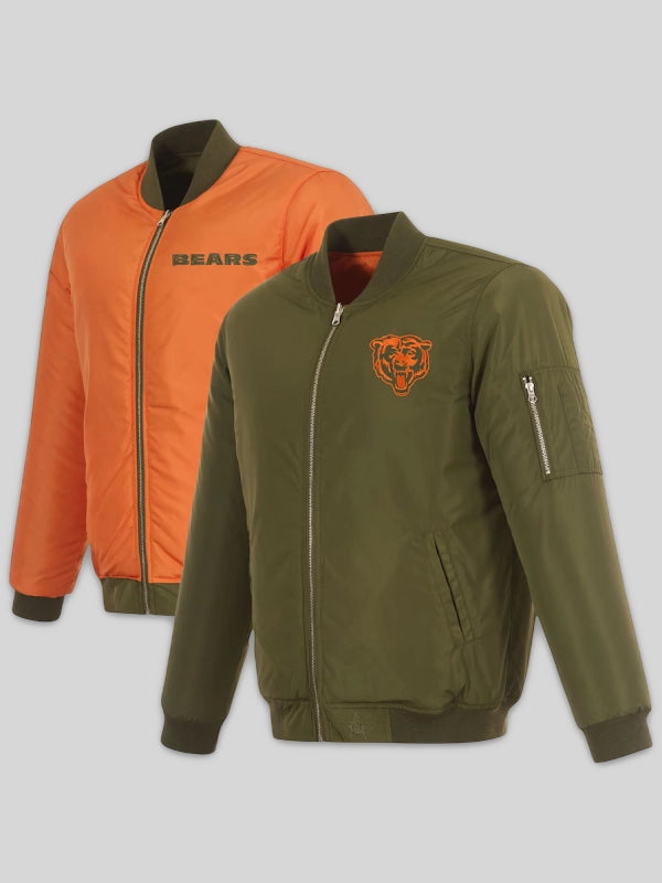 Chicago Bears Reversible Bomber Jacket