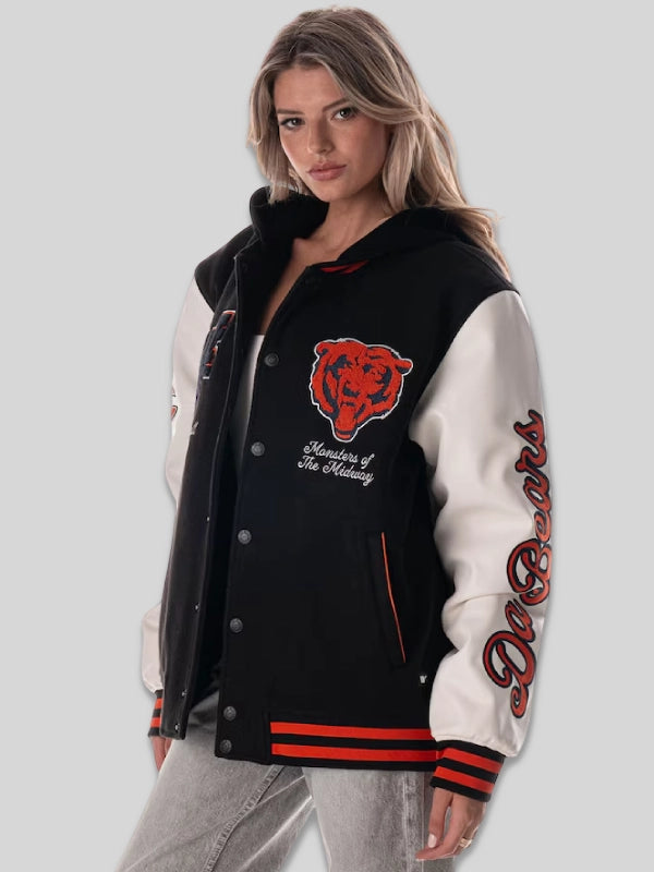 Chicago Bears The Wild Collective Varsity Jacket
