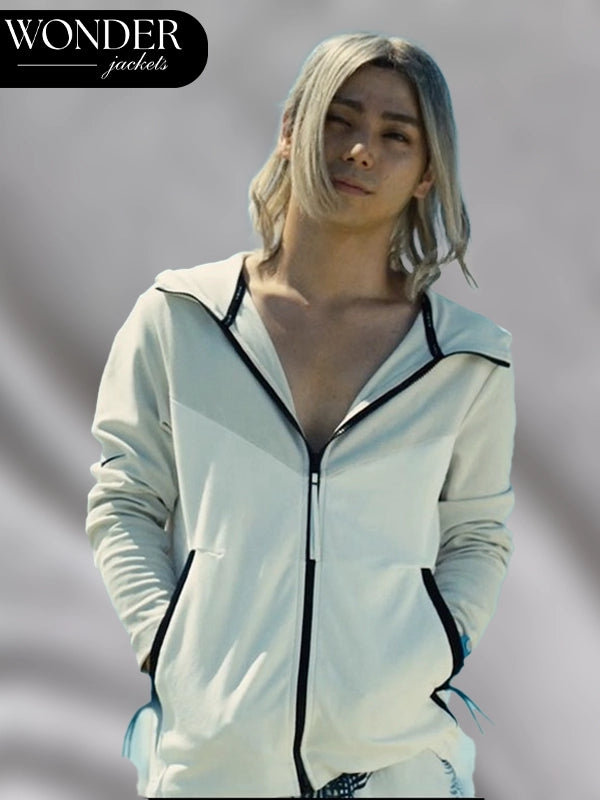 Chishiya Pullover White Hoodie 