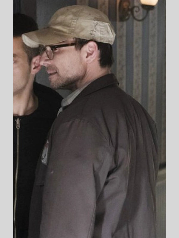 Christian Slaters Mr. Robot Brown Jacket