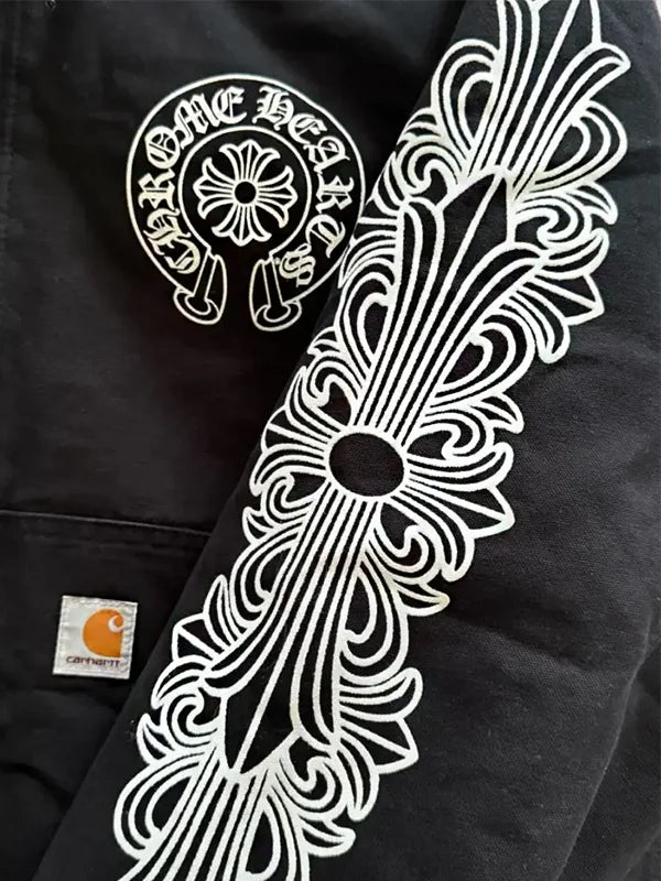 Chrome Hearts X Carhartt Jacket Black