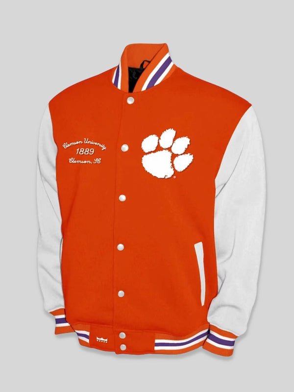 Clemson Tigers Franchise Club Varsity Jacket Orange