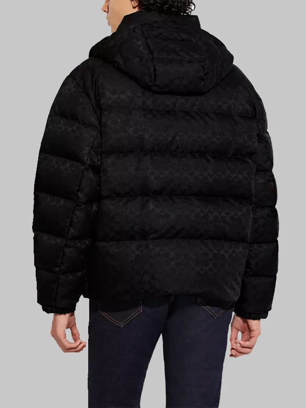 Coach Black Puffer Jacket