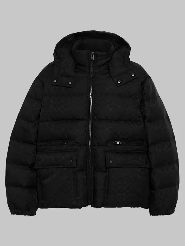 Coach Black Puffer Jacket