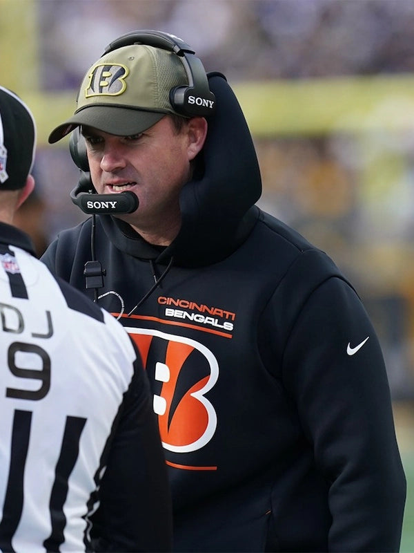 Coach Zac Taylor Sideline Fleece Hoodie