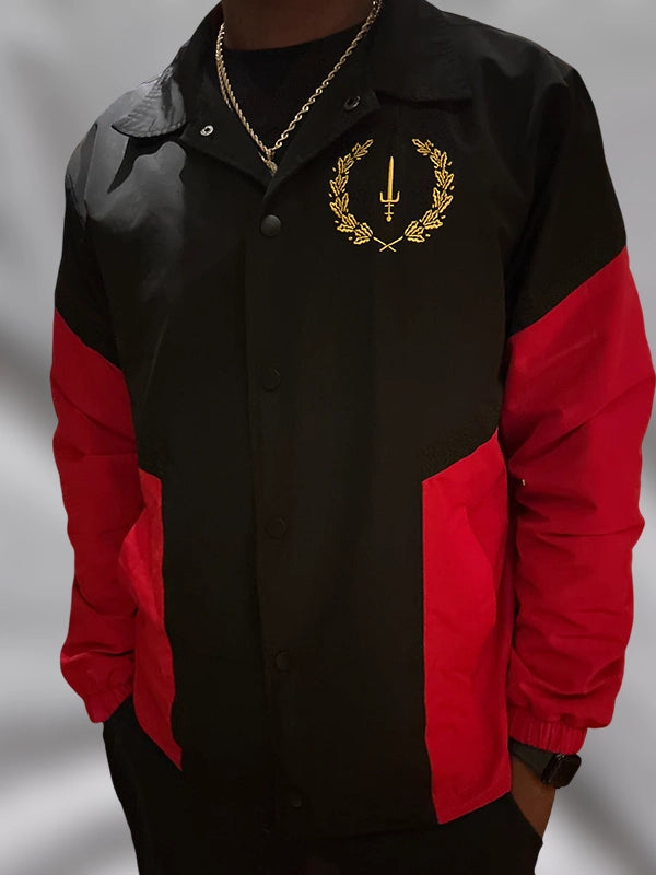 Coaches Styles Black American Heritage Flag Jacket Womens