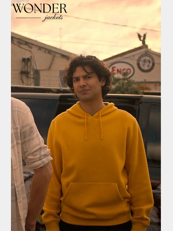 Cobra Kai S06 Miguel Diaz Yellow Pullover Hoodie