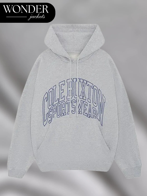 Cole Buxton Sportswear Arc Grey Hoodie