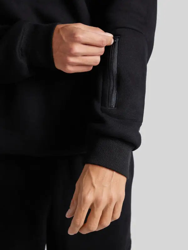Comfort Airplane Black Hoodie
