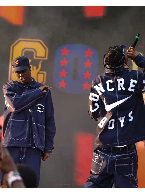 Concrete Boys x Nike Denim Blue Jacket