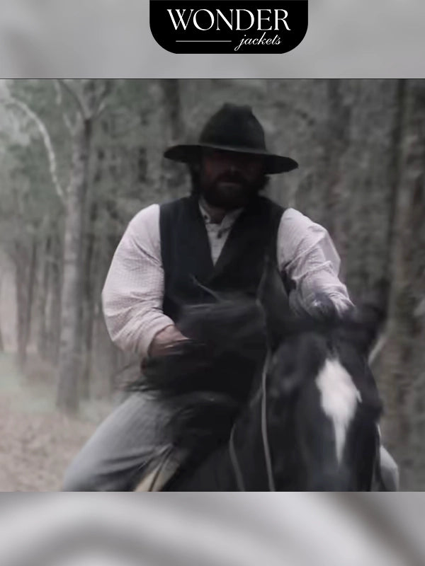 Costas Mandylor Black Vest in Gunslingers

