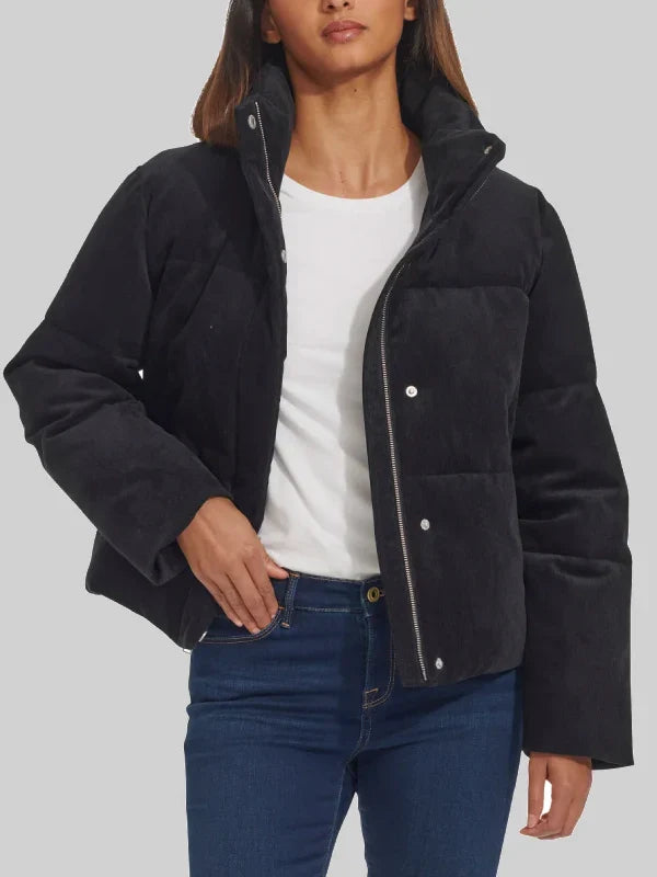 Costco Levi's Black Puffer Corduroy Jacket