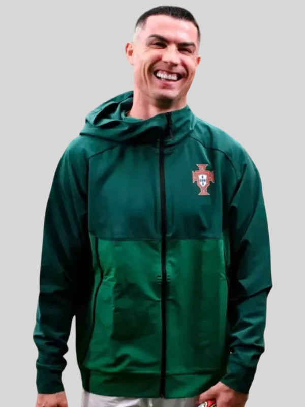 Cristiano Ronaldo FIFA World Cup 2026 Qualifier Jacket Green
