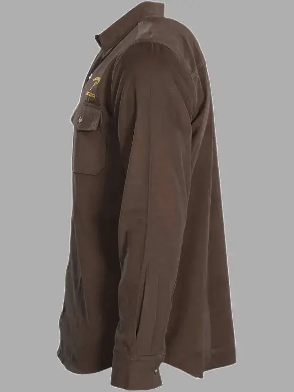 DUTTON RANCH YELLOWSTONE SHIRT BROWN