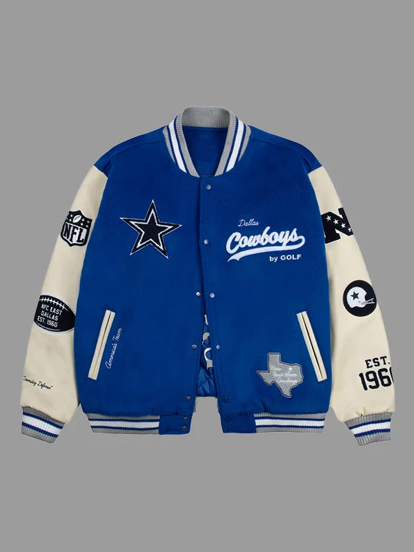 Dallas Cowboys Golf Wang Letterman Jacket