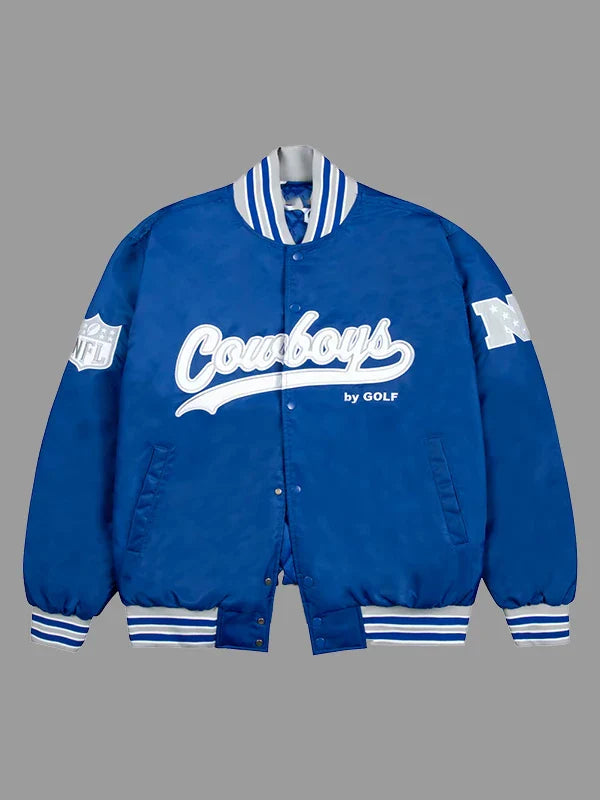 Dallas Cowboys Golf Wang Satin Bomber Jacket