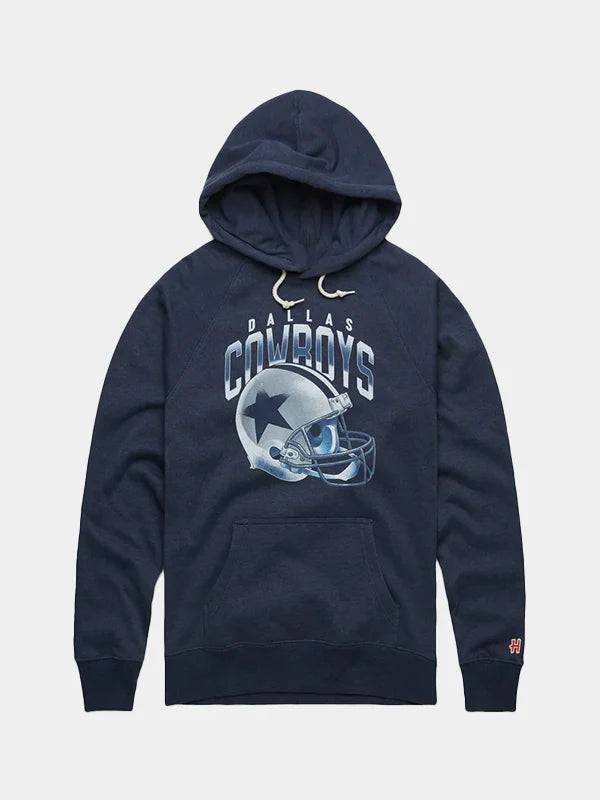 Dallas Cowboys Gradient Helmet Hoodie Blue