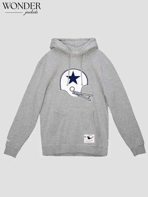 Dallas Cowboys Helmet Logo Vintage Hoodie