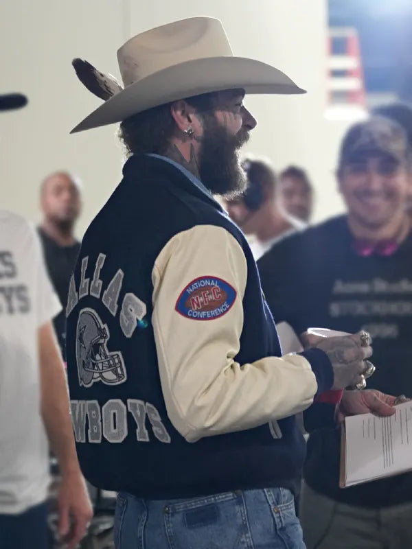 Dallas Cowboys Post Malone Varsity Jacket