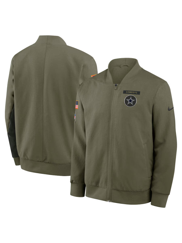 Dallas Cowboys Salute to Service Bomber Jacket 2025