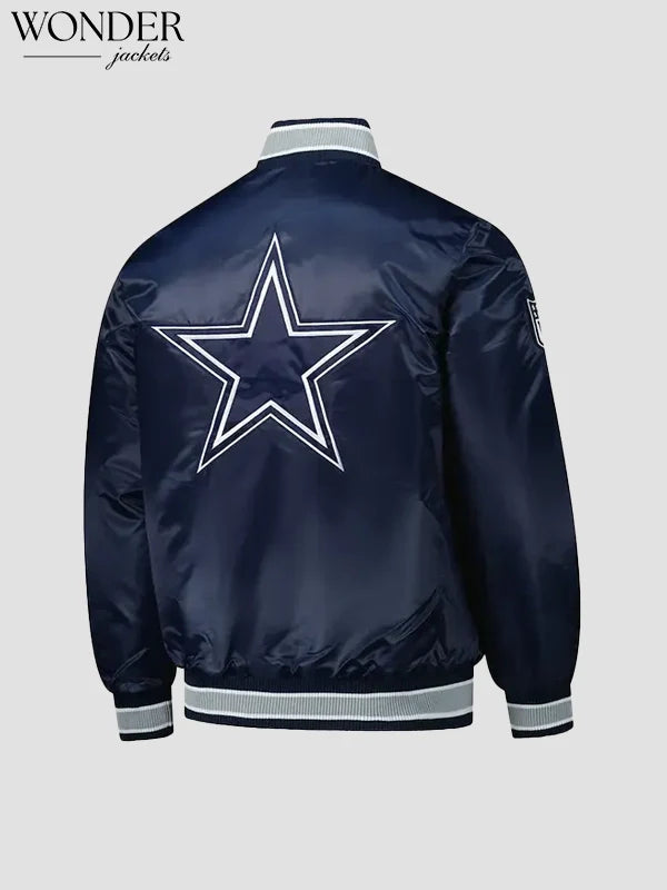 Dallas Cowboys Starter Reversible Full-Snap Blue Jacket