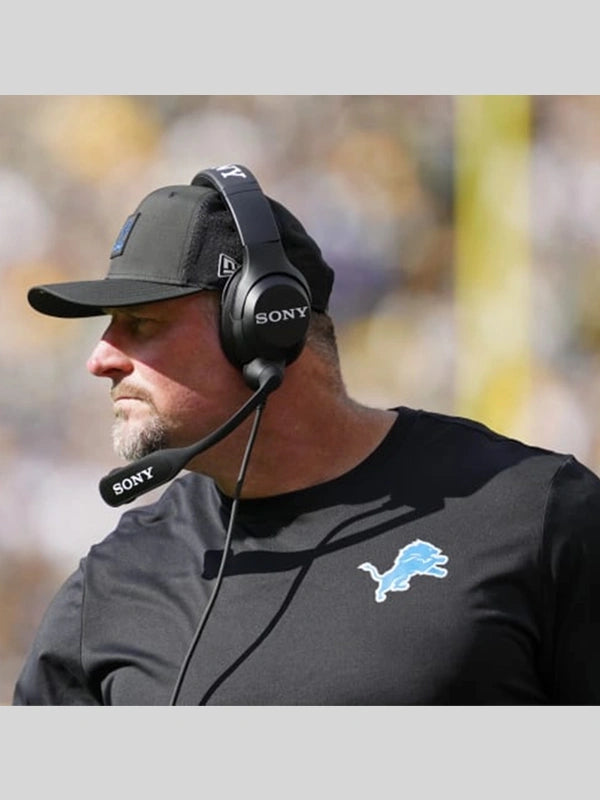 Dan Campbell Detroit Lions Long-Sleeve T-Shirt