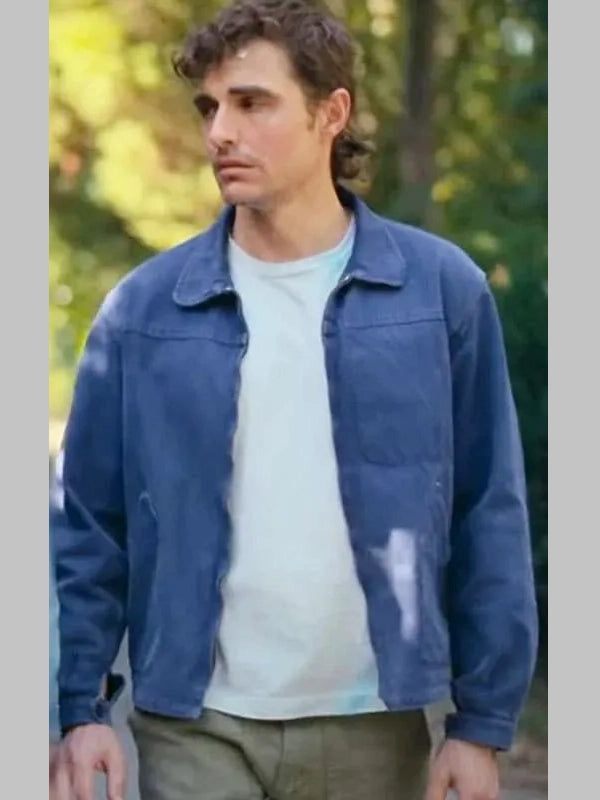 Dave Franco Together Zipper Blue Jacket