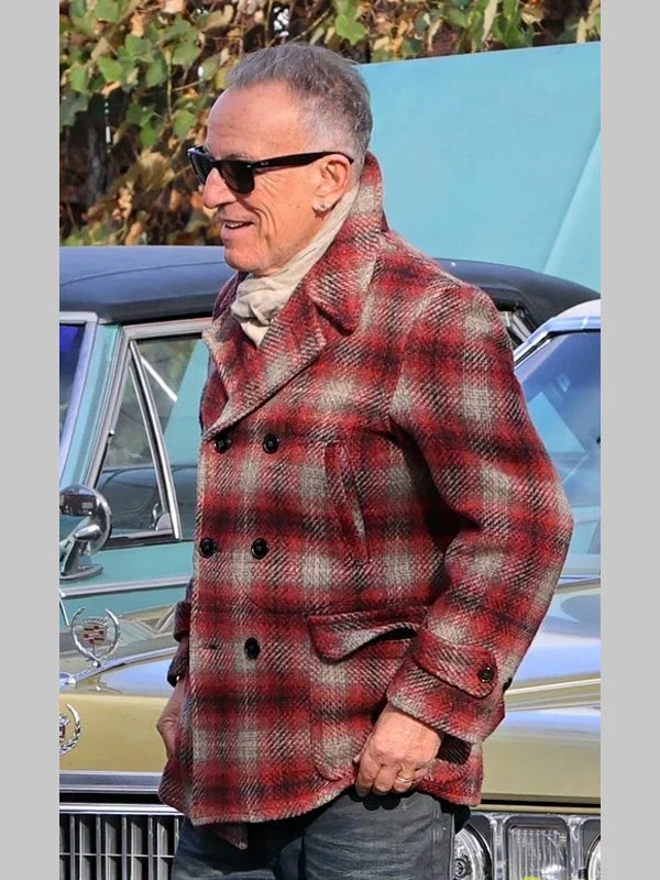 Deliver Me From Nowhere Bruce Springsteen Plaid Coat