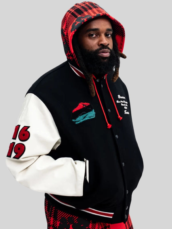 Denim Tears Peace Wreath Black Jacket