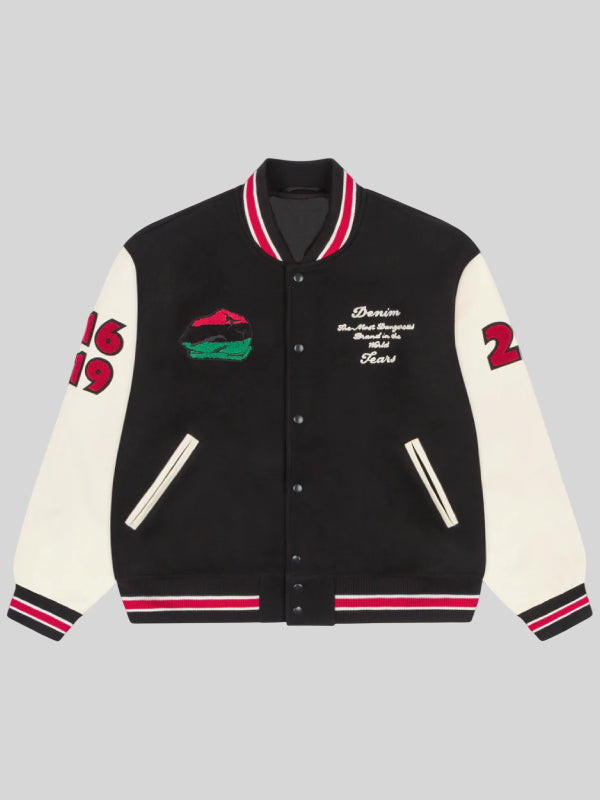 Denim Tears Peace Wreath Varsity Jacket