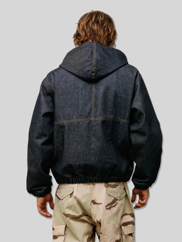 Denim Stussy Insulated Work Jacket