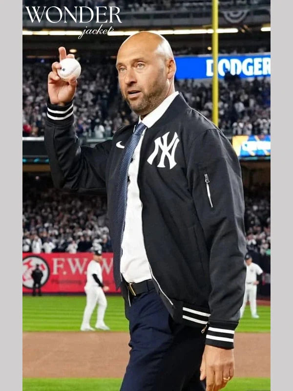 Derek Jeter NY Yankees Jacket Black