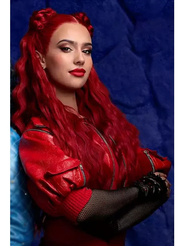 Descendants The Rise of Red Leather Jacket Kylie Cantrall