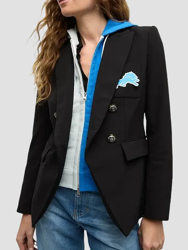 Detroit Lions Dickey Black Jacket