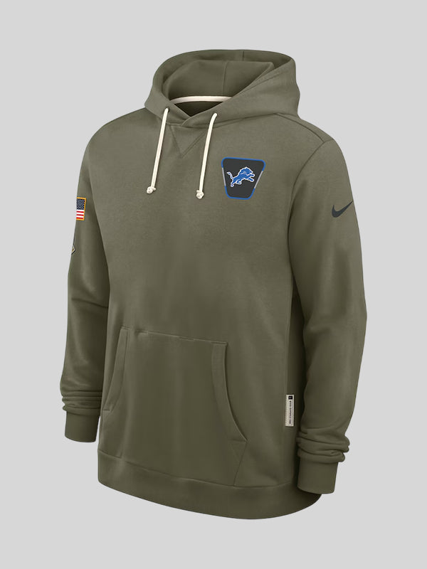 Detroit Lions Salute to Service Hoodie 2025