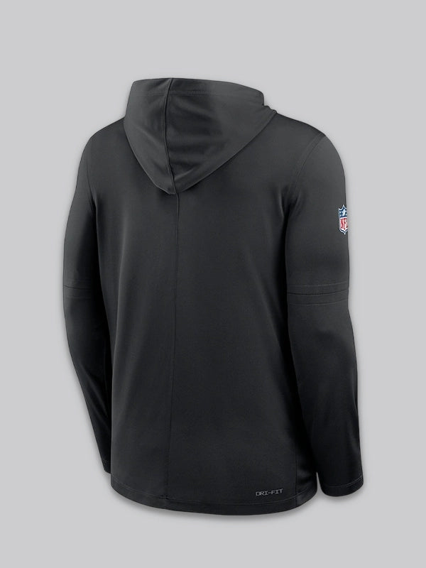 디트로이트 라이온스 사이드라인 퍼포먼스 긴팔 후드 티셔츠