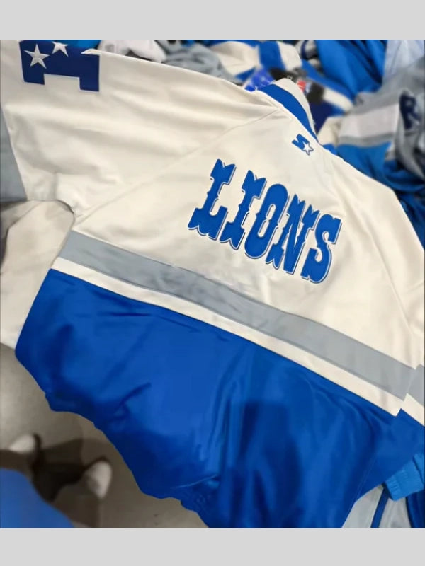 Detroit Lions Starter Jacket Blue
