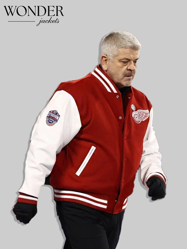 Detroit Red Wings 2025 Stadium Series Jacket Red & White