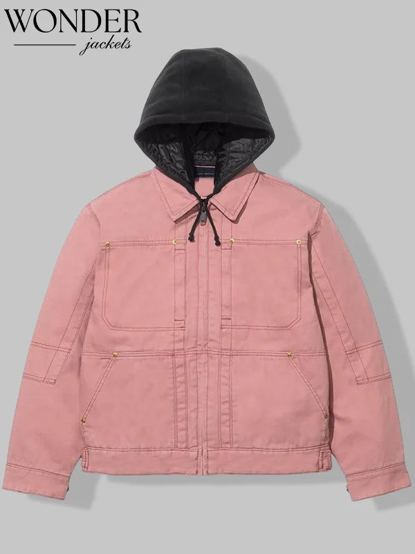 Dickies x Supreme Hooded Work Jacket Pink