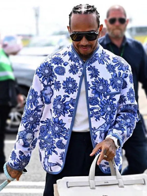 Dior Floral Jacket Lewis Hamilton