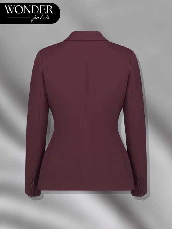Dior 30 Montaigne Bar Maroon Blazer jacket