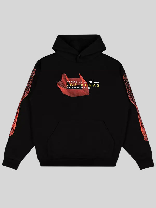 Disney x Formula 1 Las Vegas Grand Prix Black Hoodie Sweatshirt