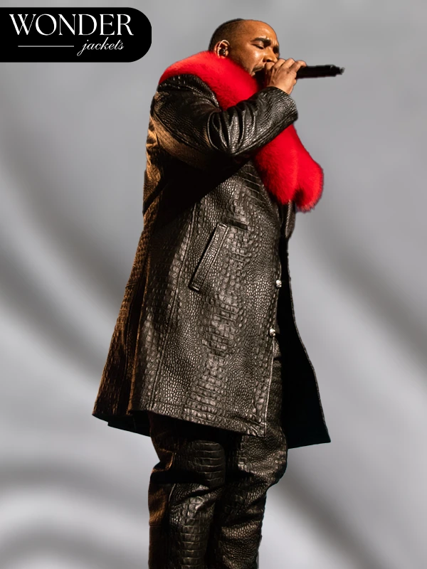 Don Omar Auditorio Banamex Black Leather Jacket
