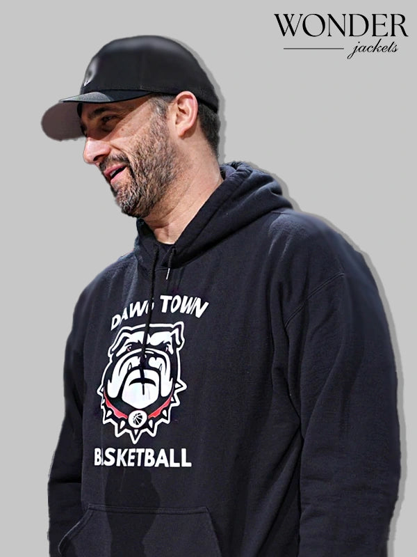 Down Town Basketball Nick Sirianni Black Fleece Hoodie
