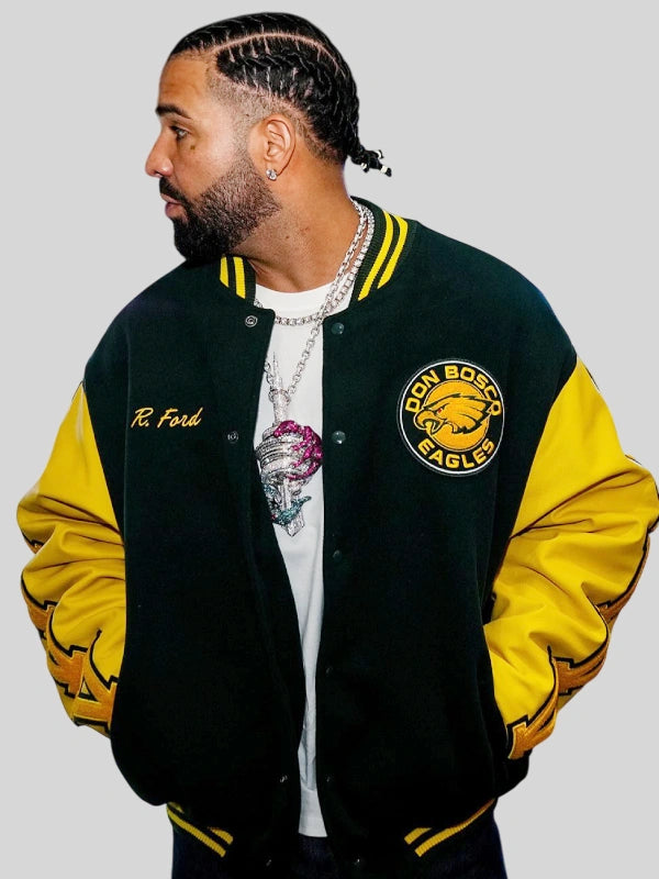 Drake Rob Ford Don Bosco Eagles Jacket Green