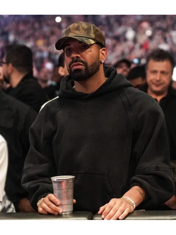 Drake Black Pullover Hoodie