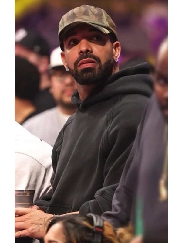 Drake Oversized Black Hoodie