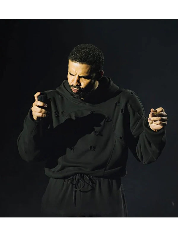 Drake Smoking Hoodie Black