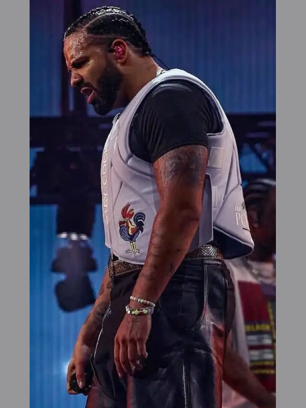 Drake Wireless Festival 2025 Stay Cocky Vest Blue