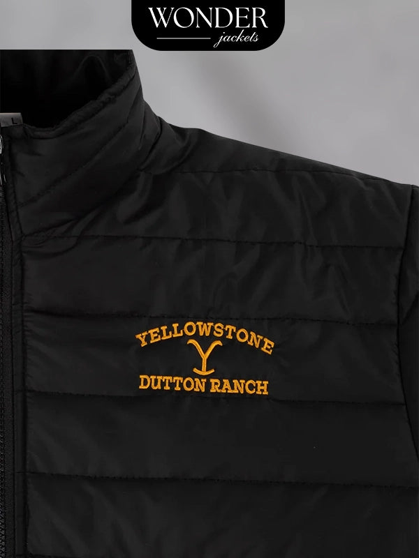 Dutton Ranch Yellowstone Season 5 Puffer Jacket